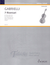 7 Ricercari for Violoncello solo